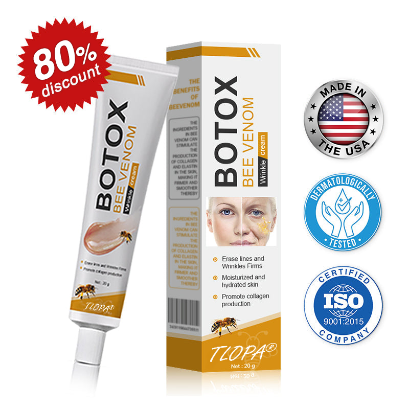 👨‍⚕️ Made and Shipped from USA✅ TLOPA™ Botox Bee Venom Wrinkle Removal Cream- LAST DAY 80% OFF
