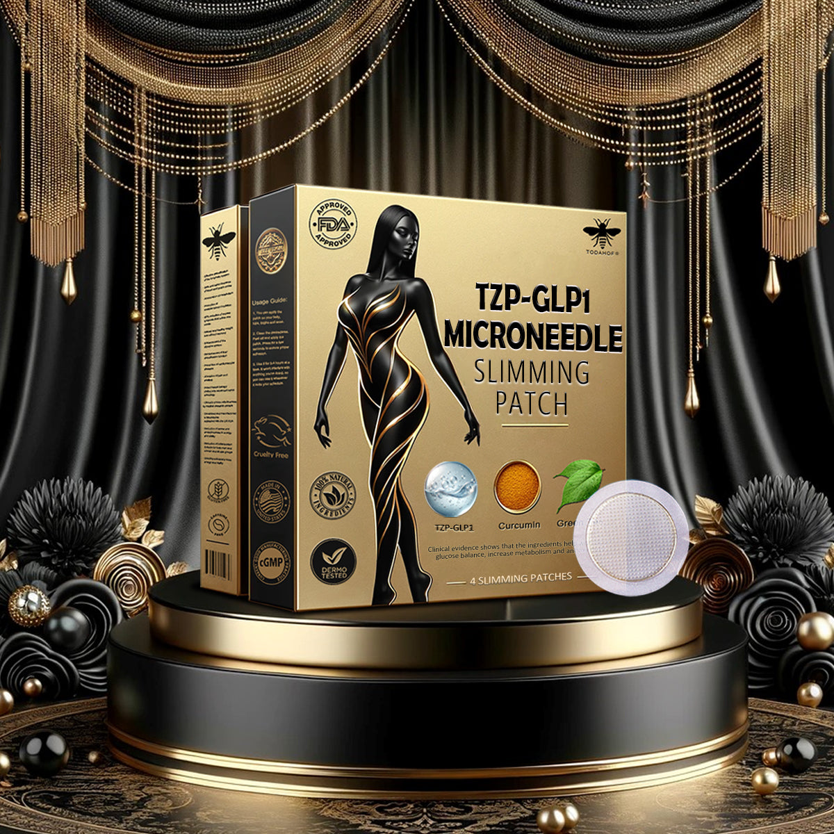 TOD𝐀𝖧OF®🏆 TZP-G𝖫P1 𝐍𝐚𝐧𝐨 𝐌𝐢𝐜𝐫𝒐𝐧𝐞𝐞𝐝𝐥𝐞 𝐒𝐥𝐢𝐦𝐦𝗶𝐧𝐠 𝐏𝐚𝒕𝐜𝐡 (✅Painless, long-lasting, addressing diabetes, obesity, and cardiovascular diseases) - 🔥See results in 7 days