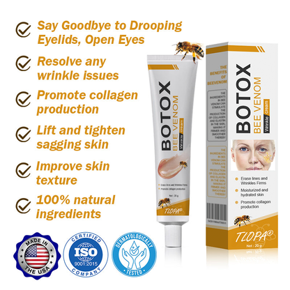 👨‍⚕️ Made and Shipped from USA✅ TLOPA™ Botox Bee Venom Wrinkle Removal Cream- LAST DAY 80% OFF