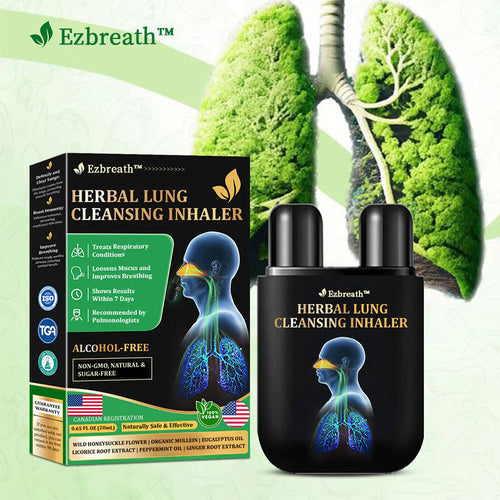 🎄✅Official Store: Ezbreath™ Herbal Lung Cleansing Inhaler (💝 Cough, wheezing, shortness of breath, sputum, stuffy nose, bronchitis, bronchitis, allergy symptoms, lung discomfort💝)