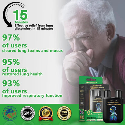 🎄✅Official Store: Ezbreath™ Herbal Lung Cleansing Inhaler (💝 Cough, wheezing, shortness of breath, sputum, stuffy nose, bronchitis, bronchitis, allergy symptoms, lung discomfort💝)