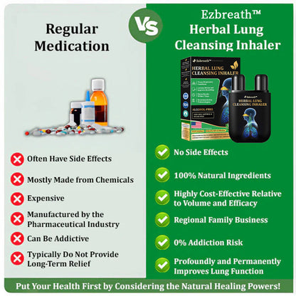 🎄✅Official Store: Ezbreath™ Herbal Lung Cleansing Inhaler (💝 Cough, wheezing, shortness of breath, sputum, stuffy nose, bronchitis, bronchitis, allergy symptoms, lung discomfort💝)