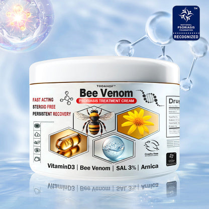 TODAHOF™🥑 Bee Venom Psoriasis Multi-Symptom Treatment Cream (👨‍⚕NPF RECOMMENDS)